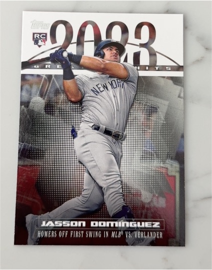 2023 Topps #Jasson Dominguez — front