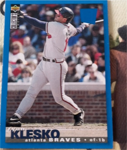 1993 Upper Deck #9 Ryan Klesko — front
