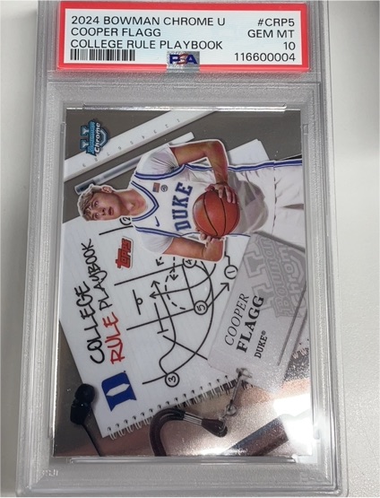 2024 Bowman Chrome #CRP5 Cooper Flagg — front