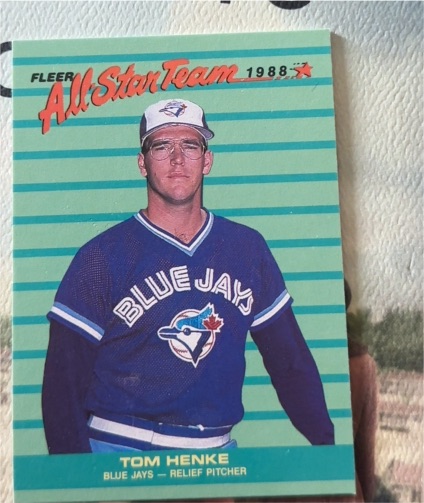 1988 Fleer All Star Team Tom Henke — front