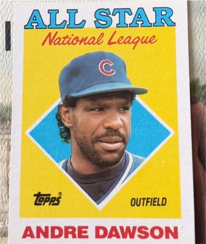 1987 Topps #1 Andre Dawson All Star National League — front