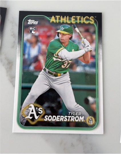 2021 Topps #37 Tyler Soderstrom — front