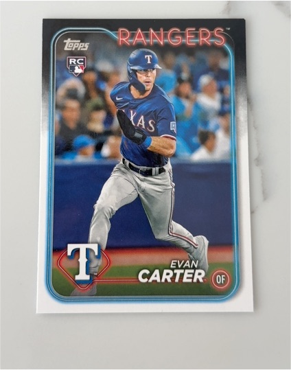 2022 Topps #RC Evan Carter — front