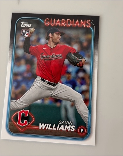 2023 Topps Guardians #RC Gavin Williams — front