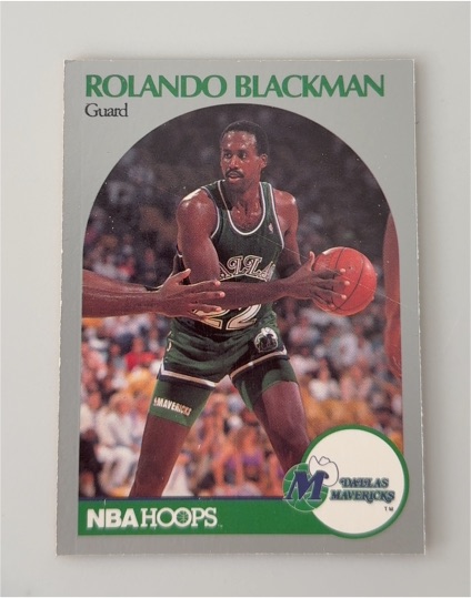 1990 NBA Hoops #122 Rolando Blackman — front