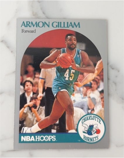 1990 NBA Hoops #45 Armon Gilliam — front