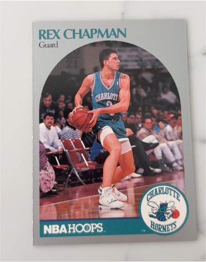 1990 NBA Hoops # Rex Chapman — front