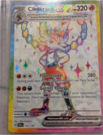 2021 Pokémon Sword & Shield Vivid Voltage #157 Cinderace VMAX — front