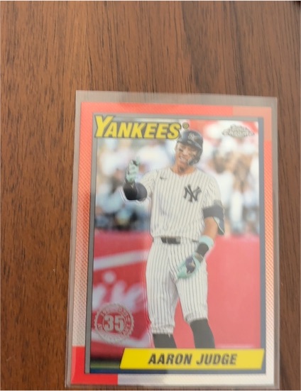2022 Topps Heritage #35 Aaron Judge — front