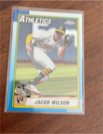 2022 Topps Heritage #ATH-22 Jacob Wilson — front