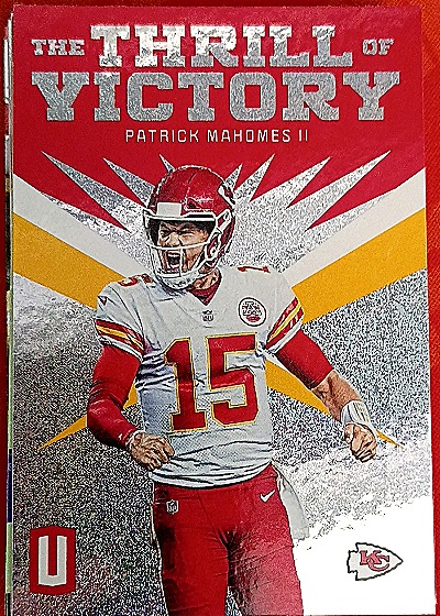 2023 Panini The Thrill of Victory #U Patrick Mahomes II — front
