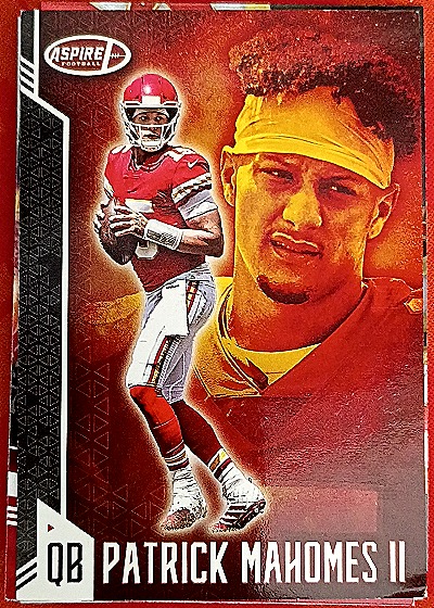 2020 Aspire Football QB Patrick Mahomes II — front