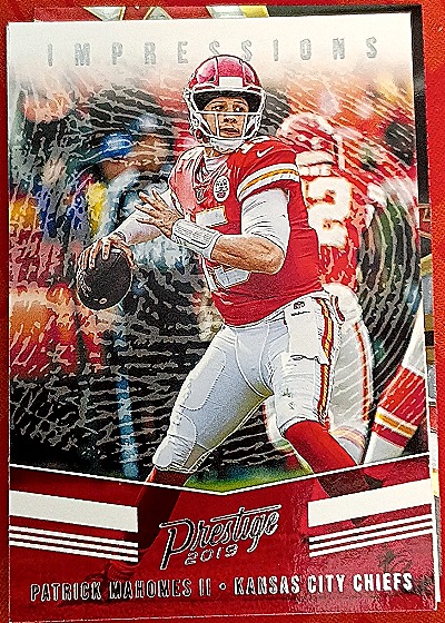 2019 Panini Prestige Impressions #Patrick Mahomes II — front