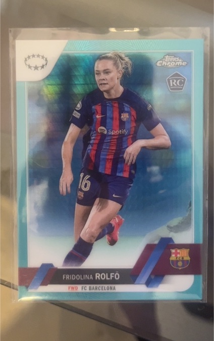 2022 Topps Chrome #RC Fridolina Rolfö — front