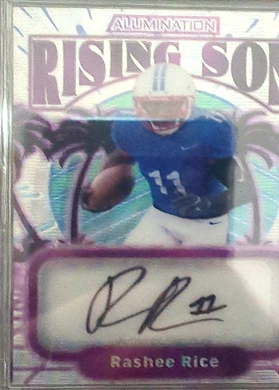 2022 Panini Aluminati Rising Son #11 Rashee Rice — front
