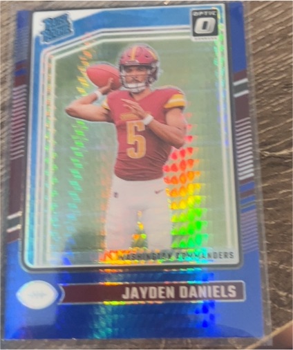 2022 Donruss Optic #1 Jayden Daniels — front