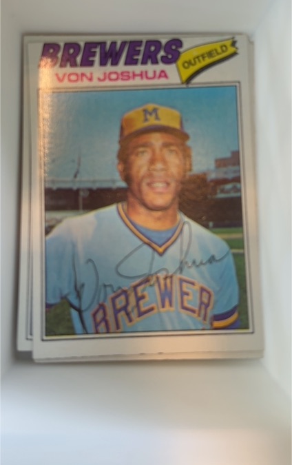 1972 Topps #600 Von Joshua — front