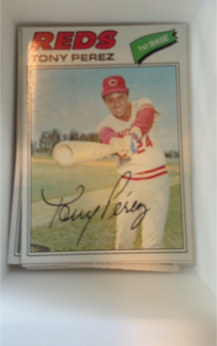 1972 Topps #1 Tony Perez — front