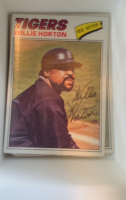 1975 Topps #600 Willie Horton — front