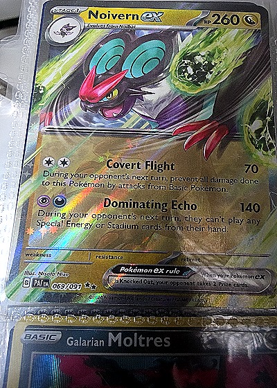 2016 Pokémon XY Steam Siege #069 Noivern EX — front