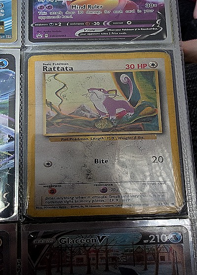 1995 Pokémon #57 Rattata — front