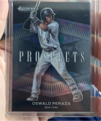 2022 Panini Prizm #PROSPECTS Oswald Peraza — front