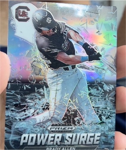 2021 Panini Prizm Draft Picks Power Surge #PS-BA Brady Allen — front