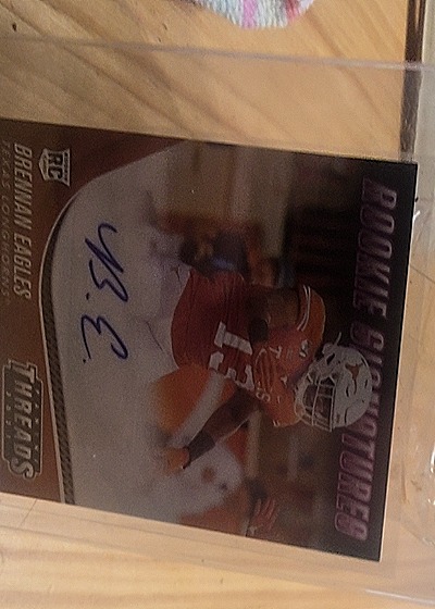 2019 Panini Threads Rookie Signatures #RC-1 Brennan Eagles — front