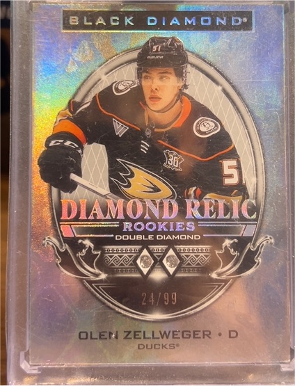 2022 Black Diamond Diamond Relic Rookies #24 Olen Zellweger — front