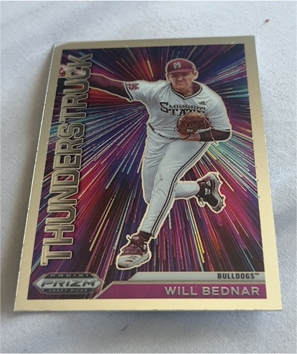2022 Panini Prizm Thunderstruck #TH-1 Will Bednar — front