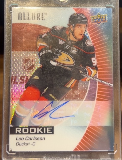 2022 Upper Deck Allure #ALL-22 Leo Carlsson Rookie — front