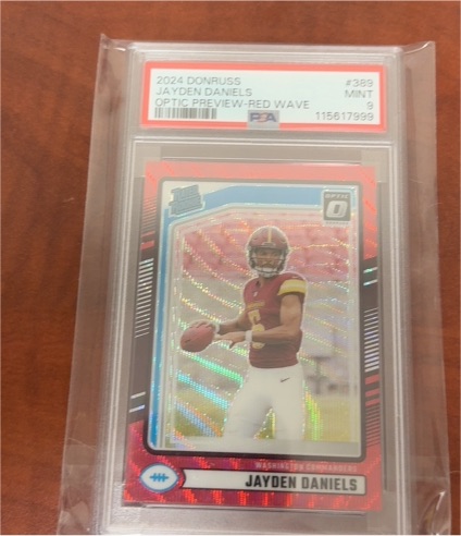 2024 Donruss #389 Jayden Daniels — front