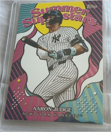 2023 Topps Summer Superstar Aaron Judge — front