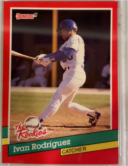 1991 Donruss The Rookies Ivan Rodriguez — front