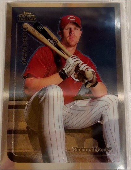 2001 Topps Chrome #289 Adam Dunn — front