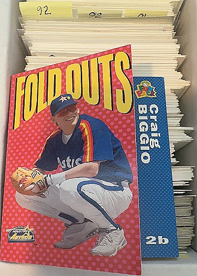 1993 Fleer Fold Outs #2b Craig Biggio — front
