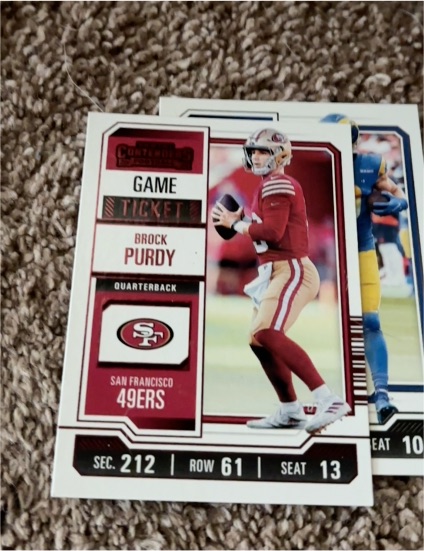 2023 Contenders Game Ticket Brock Purdy — front