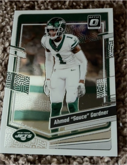 2022 Donruss Optic #1 Ahmad "Sauce" Gardner — front