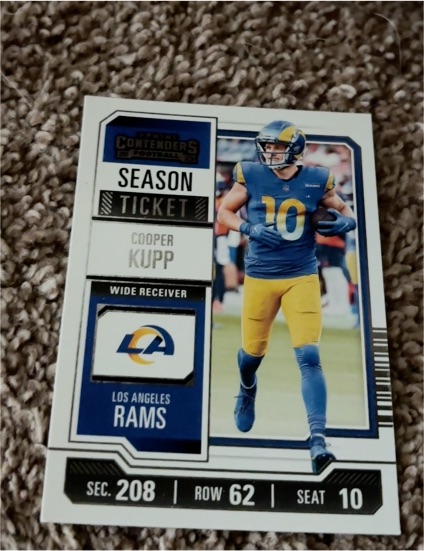 2022 Panini Contenders Season Ticket #208 Cooper Kupp — front