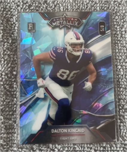 2023 Panini American Metalix #5/8 Dalton Kincaid — front