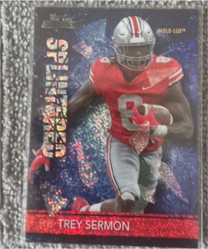 2020 Leaf Spectrum #SP-TS Trey Sermon — front