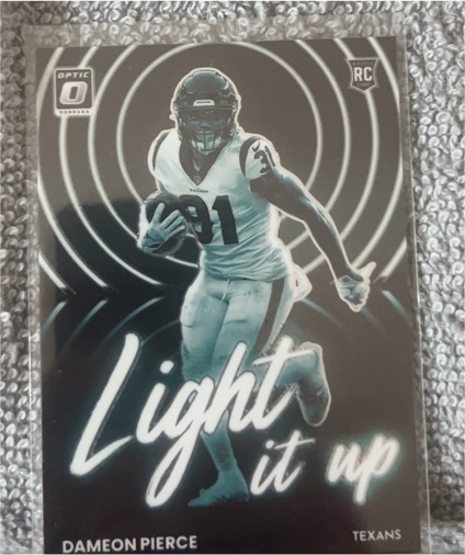 2022 Donruss Optic #Light it up Dameon Pierce — front