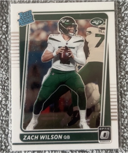 2021 Donruss Optic #204 Zach Wilson — front