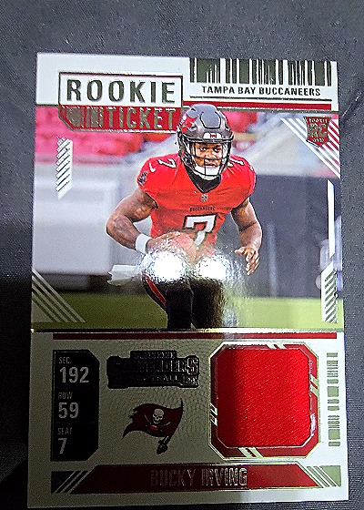 2022 Panini Contenders Rookie Ticket #192 Bucky Irving — front