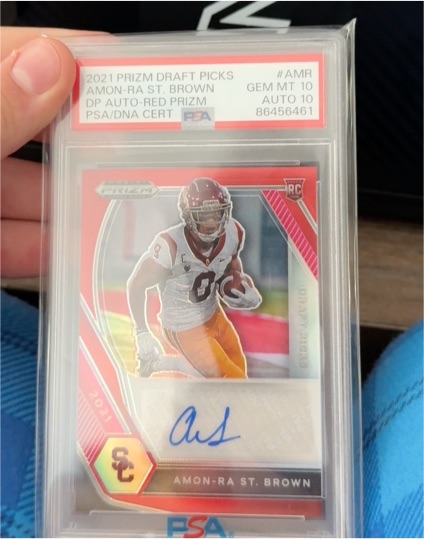 2021 Panini Prizm Draft Picks #AMR Amon-Ra St. Brown — front