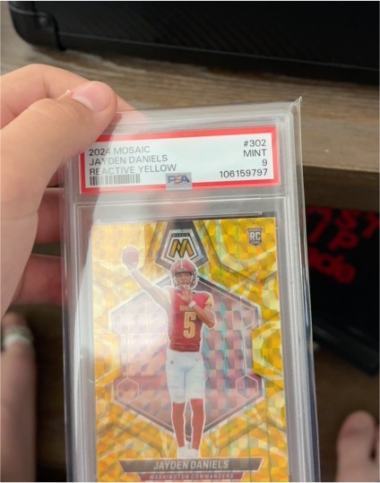 2024 Mosaic #302 Jayden Daniels — front