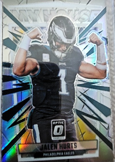 2021 Donruss Optic #1 Jalen Hurts — front