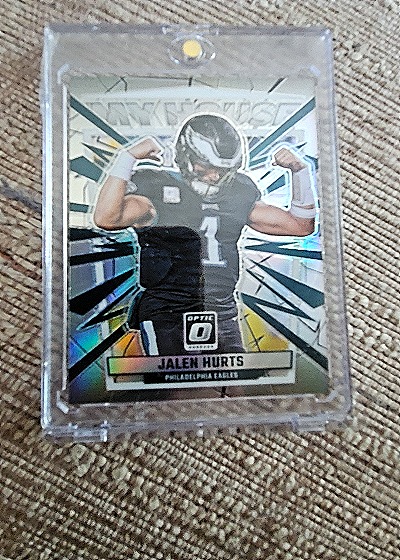 2020 Donruss Optic #1 Jalen Hurts — front