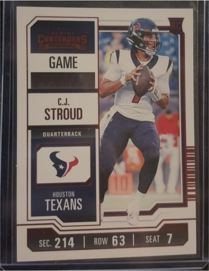 2023 Panini Contenders #GAME C.J. Stroud — front