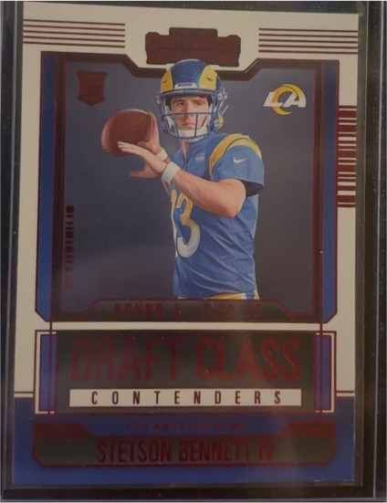 2022 Panini Contenders Draft Class #DRAFT CLASS Stetson Bennett IV — front